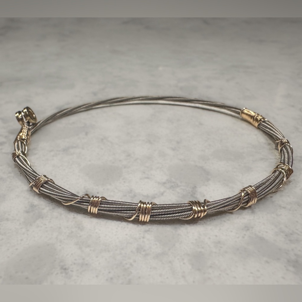 Upcycled Guitar String Bracelet